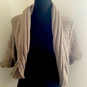 Taupe Shrug, sweater